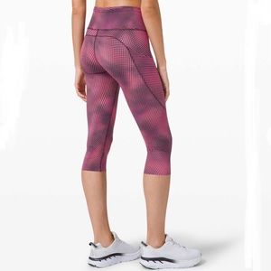 lululemon Fast and Free Crop *SeaWheeze